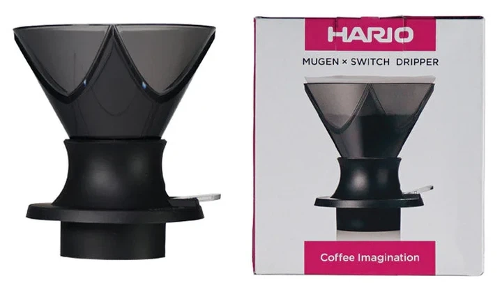 Иммерсионный пуровер Hario Mugen x Switch 02 пластиковый на 1 - 4 чашки - изображение 6