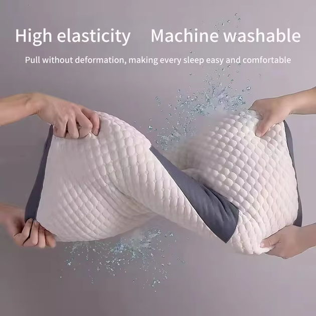 Ортопедическая подушка для шеи с массажным эффектом Neck Support Pillow - Фото 4 Ортопедическая подушка для шеи с массажным эффектом Neck Support Pillow - изображение 4