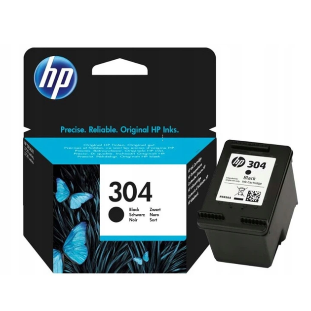 Картридж HP 304 Black N9K06AE для принтера DeskJet и Envy - Фото 1 Картридж HP 304 Black N9K06AE для принтера DeskJet и Envy - изображение 1