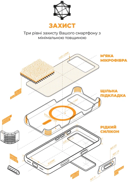 Чехол для смартфона ArmorStandart ICON2 MagCase для Apple iPhone 17 Pro Max Cosmic Orange (ARM86682) - изображение 6