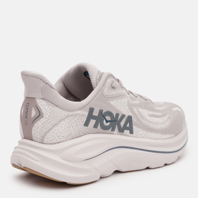 Мужские кроссовки для бега HOKA ONE ONE M Clifton 10 1162030-PTYG 40 (7USA/6UK) 25 см Серые с бежевым (198605493546) - изображение 5