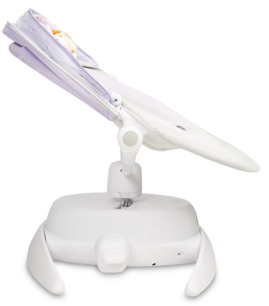 Leżaczek-bujaczek elektryczny 2w1 Caretero Opti Pink (5908310396156) - obraz 5