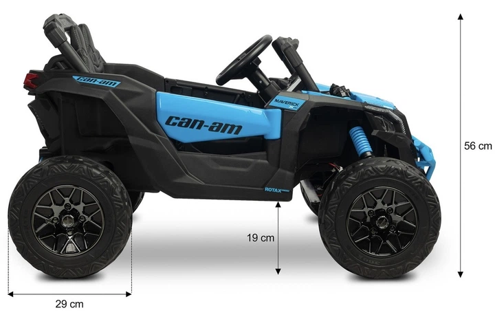 Pojazd akumulatorowy buggy Toyz Maverick Green (5908310399652) - obraz 14