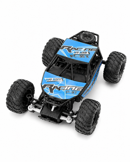 Радиоуправляемая машинка 4WD BD012 Off-Road 2.4GHz, синяя - машинка на пульте, RC buggy, для бездорожья - Фото 1 Радиоуправляемая машинка 4WD BD012 Off-Road 2.4GHz, синяя - машинка на пульте, RC buggy, для бездорожья - изображение 1
