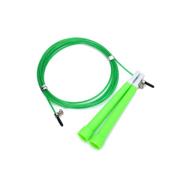 Скакалка скоростная MS 3765(Green) 290 см, ручка пластик, веревка резина+металл - Фото 1 Скакалка скоростная MS 3765(Green) 290 см, ручка пластик, веревка резина+металл - изображение 1