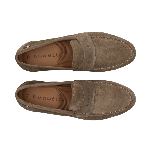 Мужские лоферы Bugatti 311-AW660-1400/1400 бежевые 44 - изображение 5