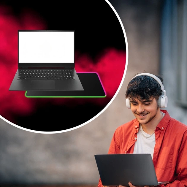 Геймерський килимок для миші XL-1747 з RGB-підсвічуванням - Фото 8 Геймерський килимок для миші XL-1747 з RGB-підсвічуванням - зображення 8