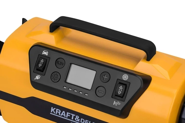 Компрессор автомобильный с фонариком 12 230 В Kraft&Dele KD3441 - изображение 4
