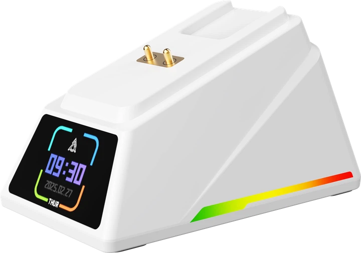 Миша Ajazz AJ179 APEX Wireless/Bluetooth/USB White Charging Dock (AJM179-A-W) - зображення 8