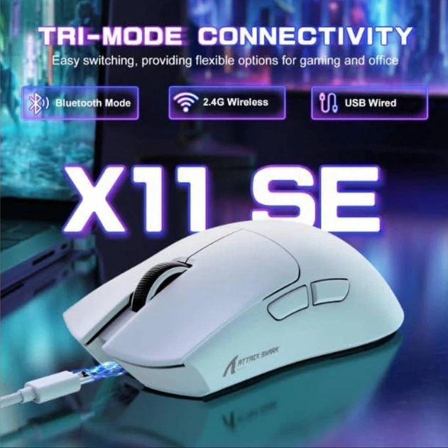Мишка Attack Shark X11 SE - Фото 2 Мишка Attack Shark X11 SE - зображення 2