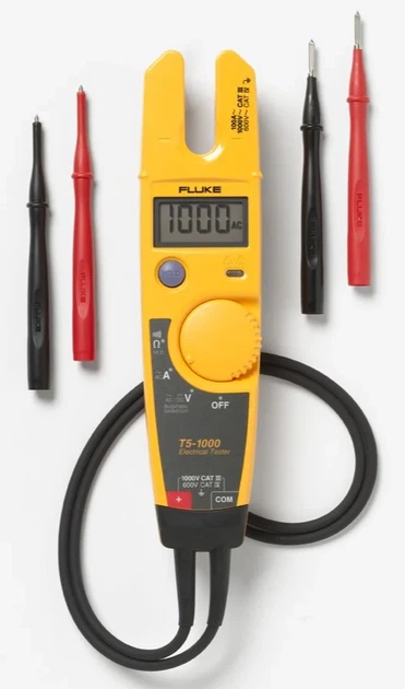 Тестер Fluke T5-1000 Желтый Б/В - Фото 2 Тестер Fluke T5-1000 Желтый Б/В - изображение 2