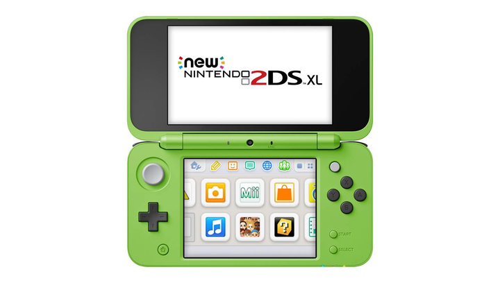 Консоль Nintendo 2DS XL New Minecraft - Creeper Limited Edition Модифицированная 32GB Green + 10 Встроенных Игр Б/У - изображение 2
