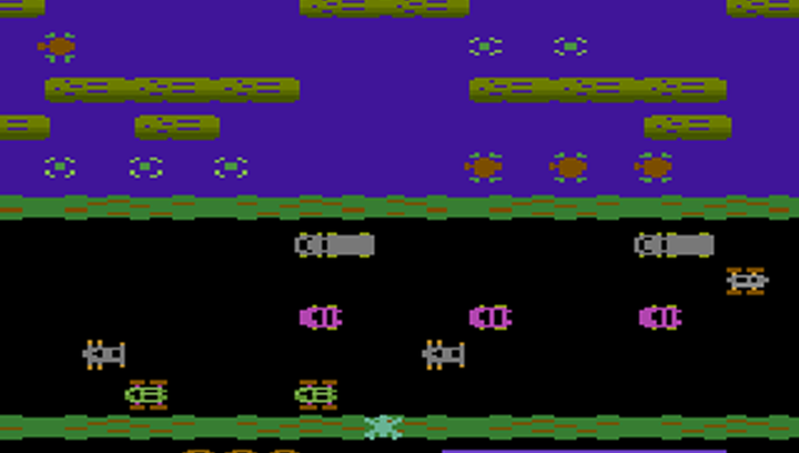 Игра Atari 2600 Frogger Black Б/У - изображение 2