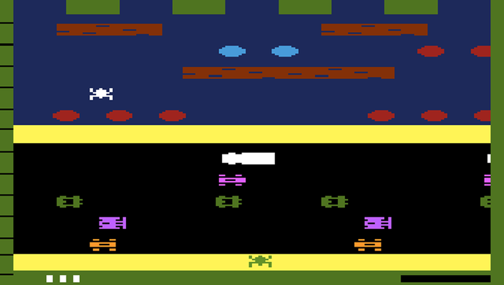Игра Atari 2600 Frogger Black Б/У - изображение 3