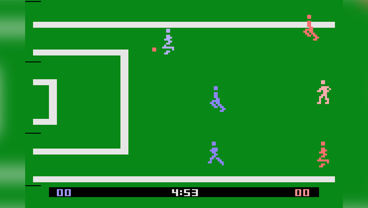 Игра Atari 2600 RealSports Soccer Football Black Б/У - изображение 3
