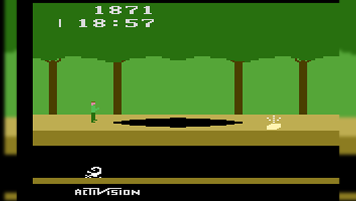 Игра Atari 2600 Pitfall! Black Б/У - изображение 5