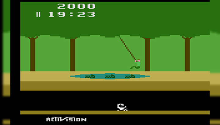 Игра Atari 2600 Pitfall! Black Б/У - изображение 6