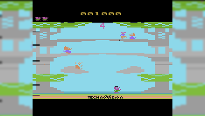 Игра Atari 2600 Nuts Black Б/У - изображение 6