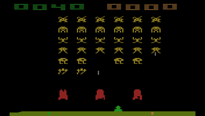 Игра Atari 2600 Space Invaders Black Б/У - изображение 4