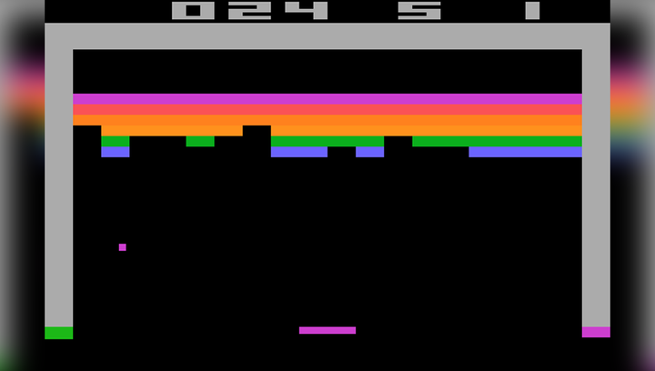 Игра Atari 2600 Breakout Black Б/У - Фото 3 Игра Atari 2600 Breakout Black Б/У - изображение 3