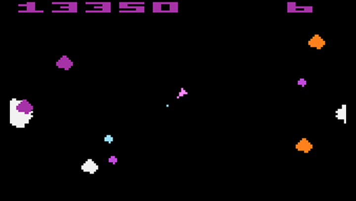 Игра Atari 2600 Asteroids Black Б/У - изображение 4