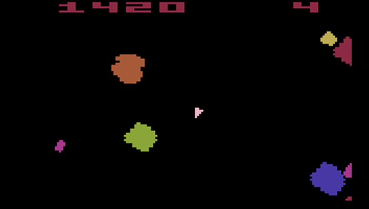 Игра Atari 2600 Asteroids Black Б/У - изображение 6