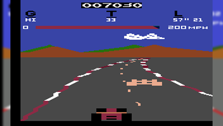 Игра Atari 2600 Pole Position Black Б/У - изображение 6