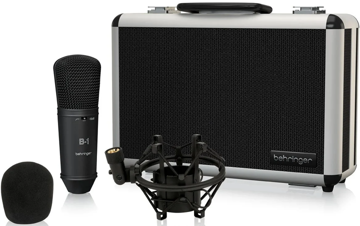Профессиональный студийный конденсаторный микрофон Behringer B‑1 Dark Edition (4033653080064) - изображение 5