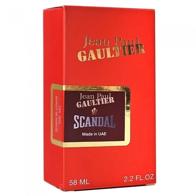 Мужская парфюмированная вода No Brand (версия Jean Paul Gaultier Scandal), 58 ml - изображение 4