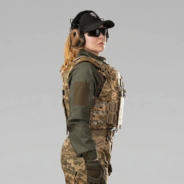 Плитоноска женская Warmor gen.3 FL SPECPROM (for Ladies). Без подсумков. С быстрым боковым и верхним сбросом (без плит). Пиксель - изображение 6