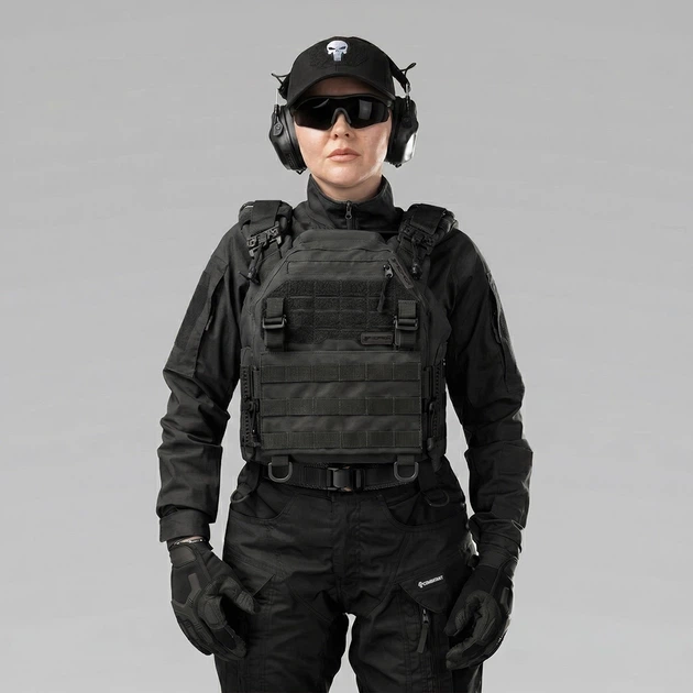 Плитоноска женская Warmor gen.3 FL SPECPROM (for Ladies). Без подсумков. С быстрым боковым и верхним сбросом (без плит). Черный - Фото 6 Плитоноска женская Warmor gen.3 FL SPECPROM (for Ladies). Без подсумков. С быстрым боковым и верхним сбросом (без плит). Черный - изображение 6