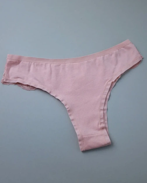 Американки бавовняні з мереживом Heat Underwear Персиковий XL - Фото 2 Американки бавовняні з мереживом Heat Underwear Персиковий XL - изображение 2
