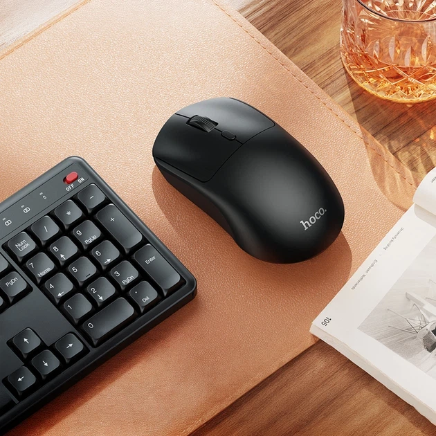 Беспроводная мышь Hoco GM42 Platino 2.4G Wireless Mouse Black - изображение 5