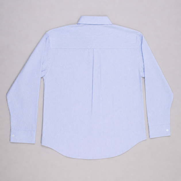 Сорочка жіноча casual в смужку синя (N1504) - зображення 4