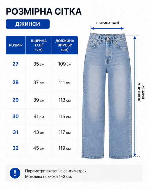 Джинсы женские прямого кроя светло-голубые (P1213) 29 - изображение 4