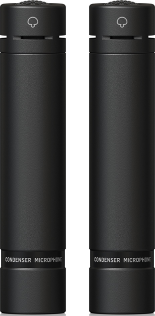 Profesjonalna sparowana para mikrofonów pojemnościowych Behringer C‑2 Dark Edition (4033653220330) - obraz 4