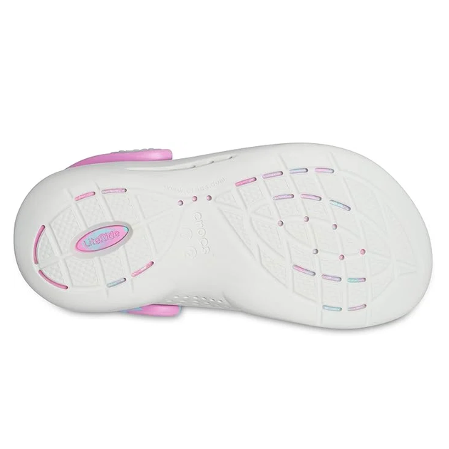 Дитячі Сабо Crocs Kids Literide 360 Clog 23-24 р 13.2-14.0 см Сірі 207021-C7 Pearl/Multi - зображення 5