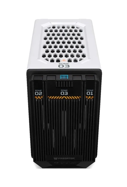 Корпус Acer Predator MI900 / с БП / Mini-ITX / USB Type-C / ARGB / Бело-черный B5 - изображение 3