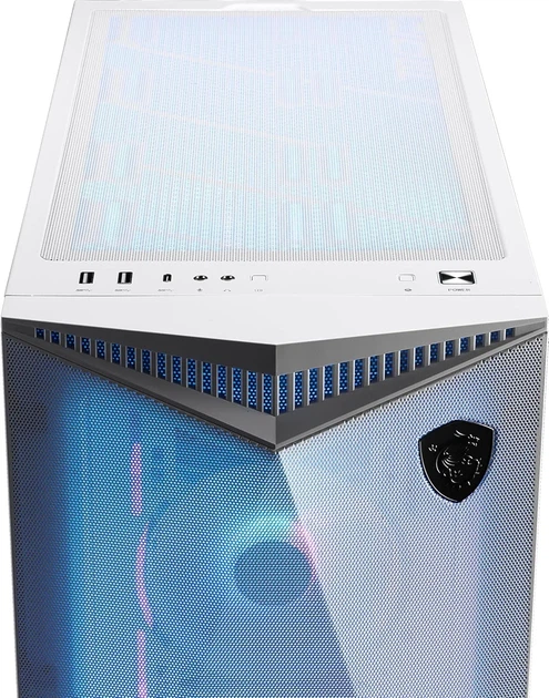 Корпус MSI MPG Gungnir 300R Airflow / без БП / Midi Tower / E-ATX / Glass / 4x120mm ARGB / Белый - изображение 8