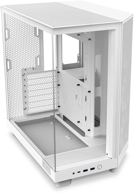 Корпус NZXT H6 Flow / Без БП / Mid Tower / ATX / 3х120мм Fans / Белый - изображение 2