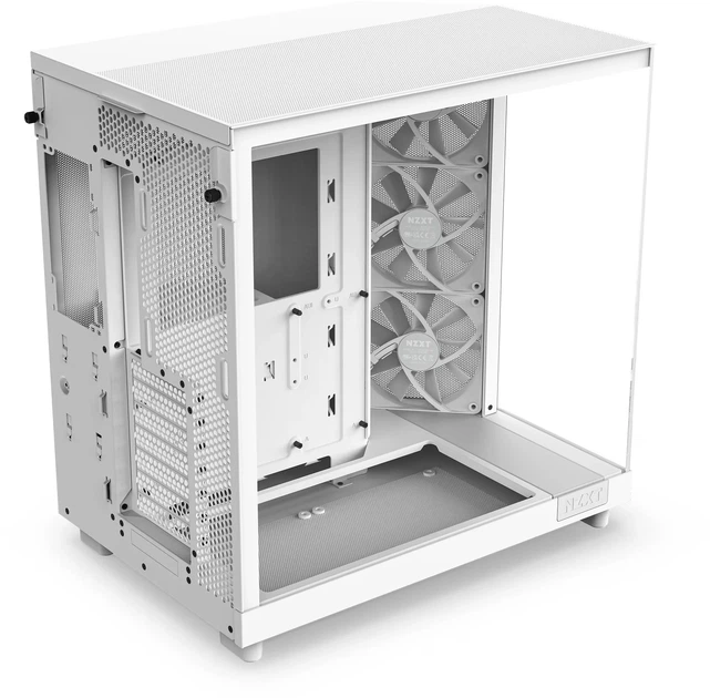 Корпус NZXT H6 Flow / Без БП / Mid Tower / ATX / 3х120мм Fans / Белый - изображение 5