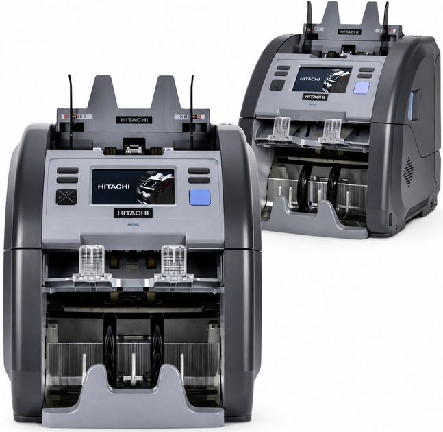 Банківський лічильник Magner 165S HITACHI IH-110S FITNESS 2026 20-Currency Mixed Counter, сортувальник з максимальною перевіркою придатності банкнот, усіма видами детекції та 20 валютами - зображення 6