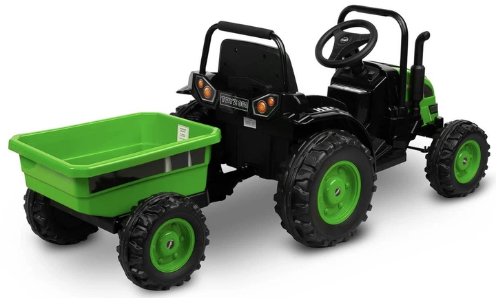 Traktor na akumulator z przyczepą Toyz Hector Green (5908310387048) - obraz 2
