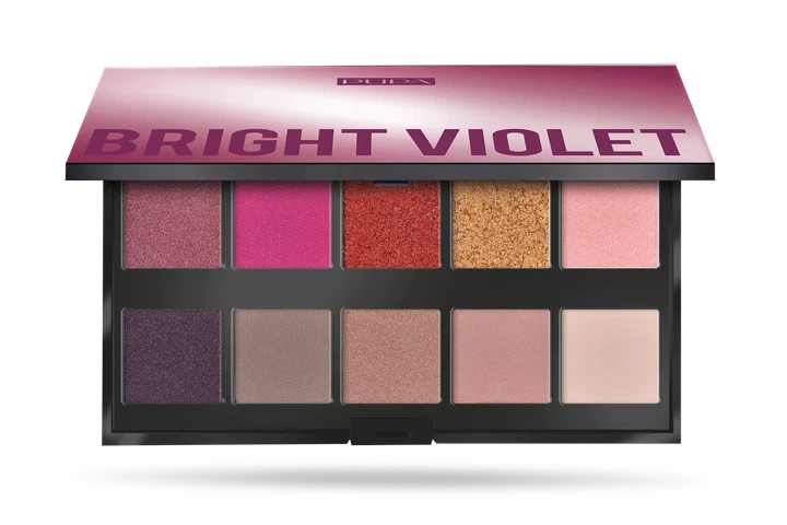 Палетка Теней Для Век Pupa Make Up Stories 003 Bright Violet 18 Г - изображение 3