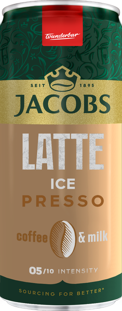 Упаковка напитка молочного с кофе Jacobs Icepresso Latte 12 шт х