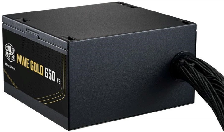 Zasilacz Cooler Master MWE Gold V3 ATX 3.1 Non-Modular Series 650W (MPE-6502-ACAAG-3BEU) - obraz 2