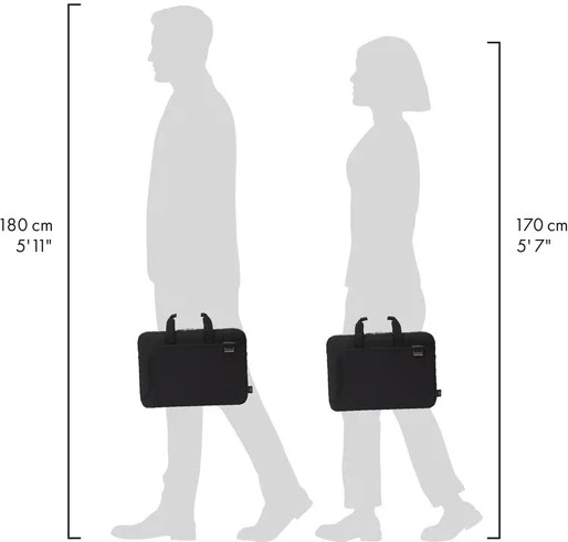 Etui na laptopa Dicota Laptop Sleeve SMART 13-13.3" Black (D31180-RPET) - obraz 2