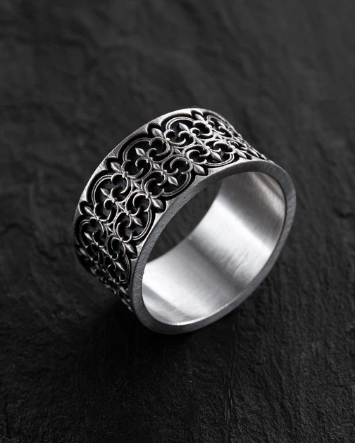 Серебряное кольцо GOTHIC FLEUR DE LIS Reytel 69046009 19.5 - Фото 2 Серебряное кольцо GOTHIC FLEUR DE LIS Reytel 69046009 19.5 - изображение 2