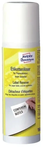 Спрей для видалення етикеток Avery Zweckform 150 мл (4004182033784) - Фото 1 Спрей для видалення етикеток Avery Zweckform 150 мл (4004182033784) - зображення 1