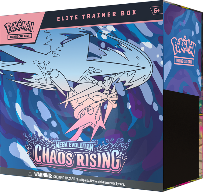 Набір карток Pokemon TCG: Mega Evolution - Chaos Rising - Elite Trainer Box (196214139954) - зображення 2